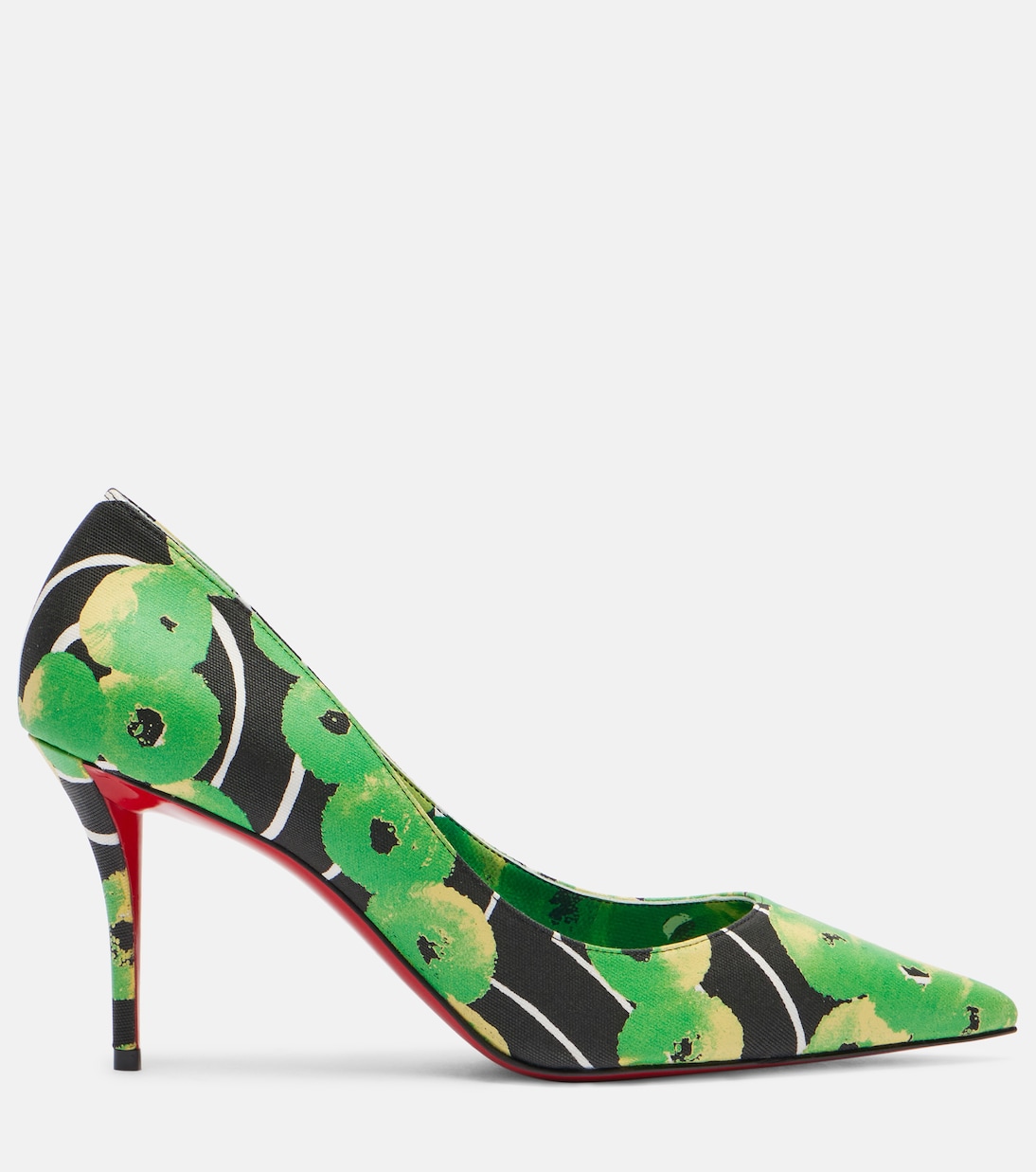 Salones Miss Z 80 de satén estampados | Christian Louboutin