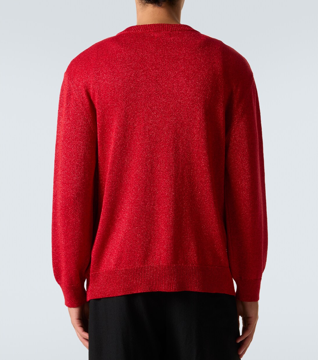 Lamé jacquard cardigan | Bode