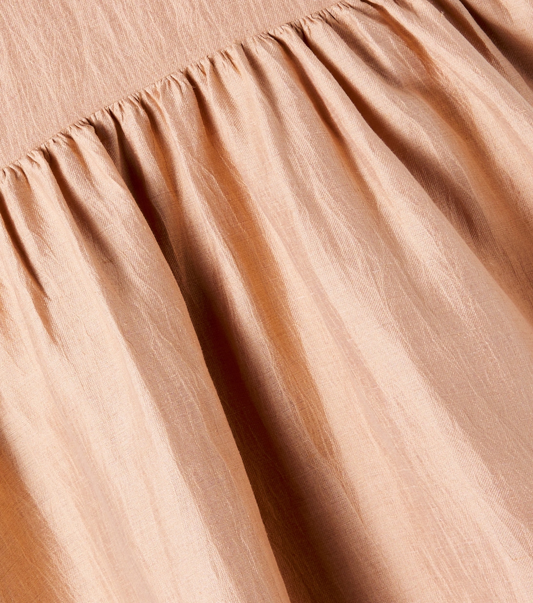 Abito Tulie in misto canapa con tulle | Donsje