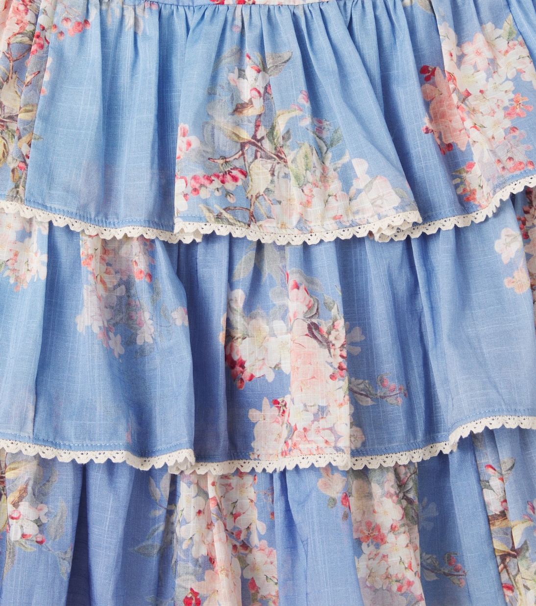 Vestido Rhiannon de algodón floral | Zimmermann Kids