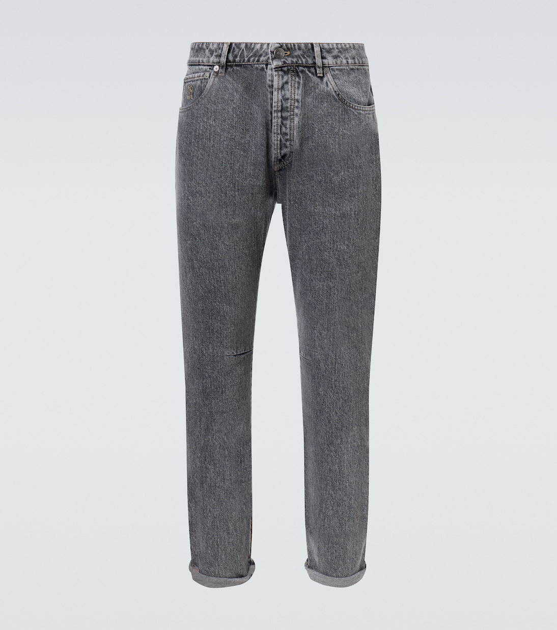 Jeans slim a vita media | Brunello Cucinelli