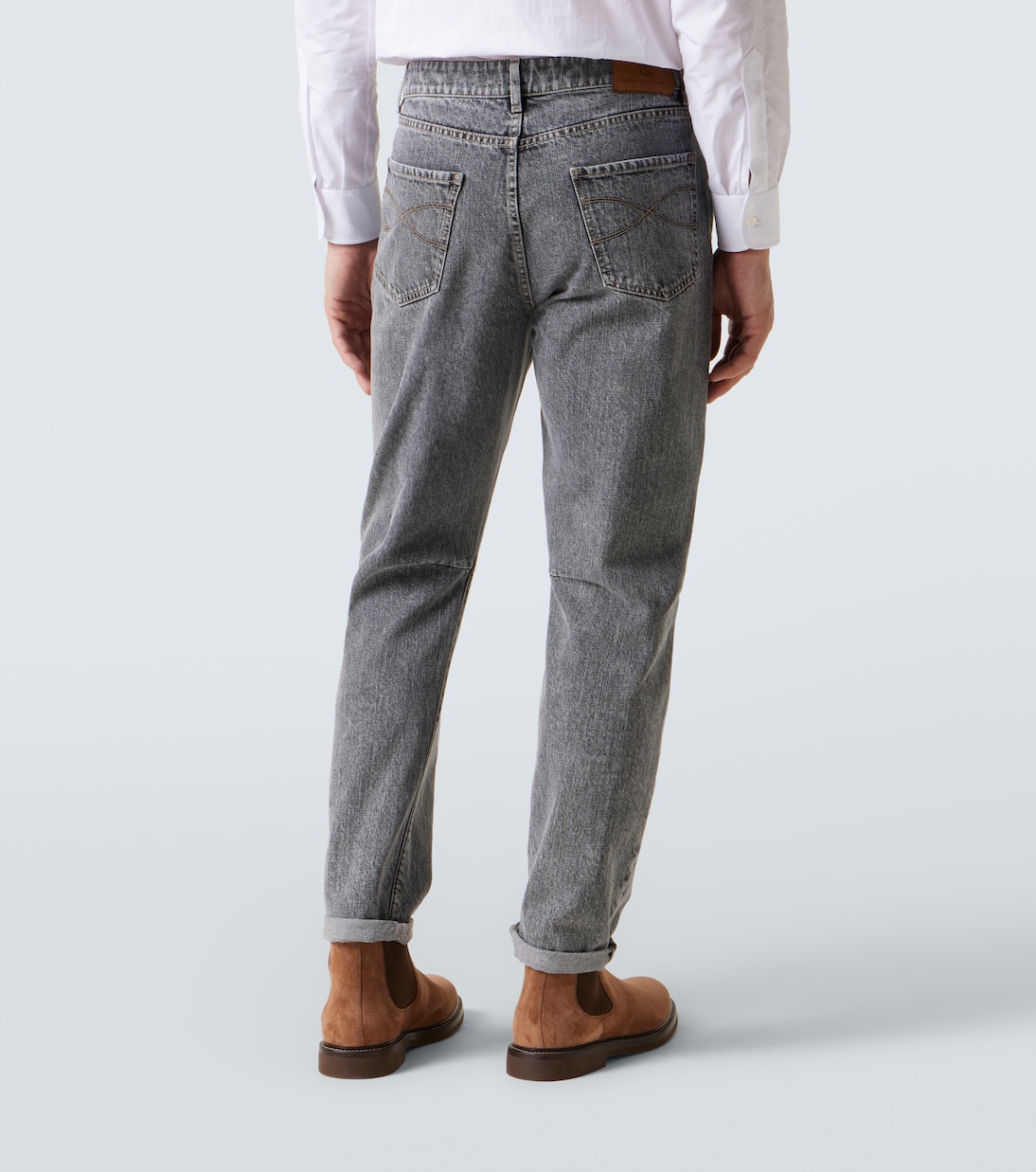 Jeans slim a vita media | Brunello Cucinelli