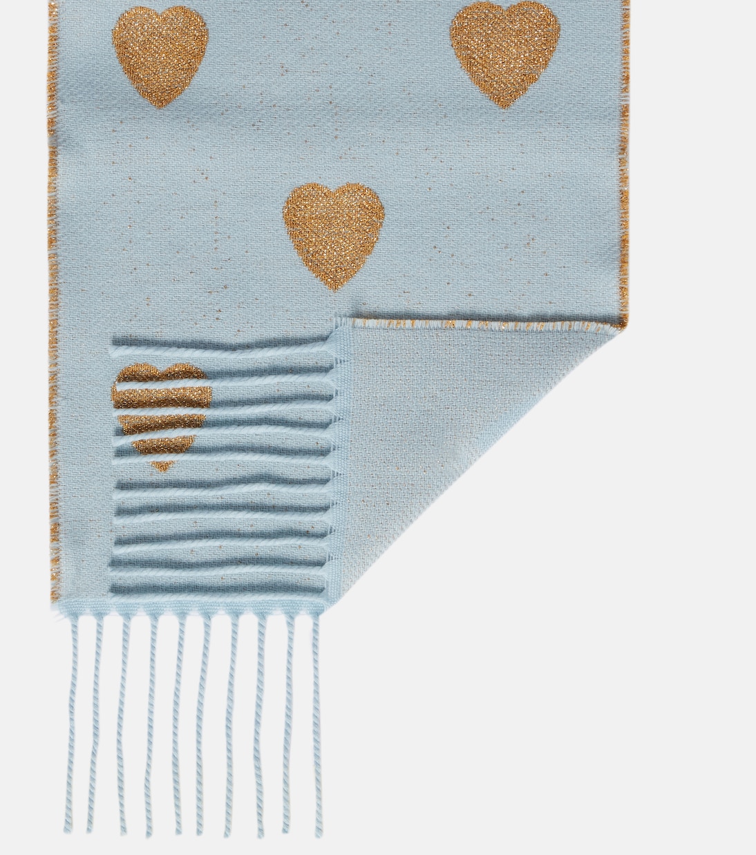 Écharpe Heart en laine mélangée | Valentino