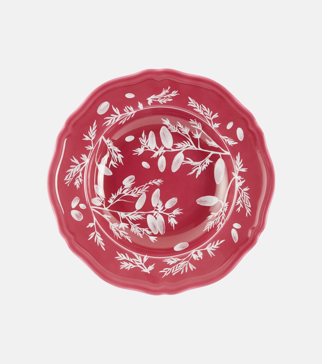 Plato hondo de porcelana floral por Ginori 1735 | Cabana