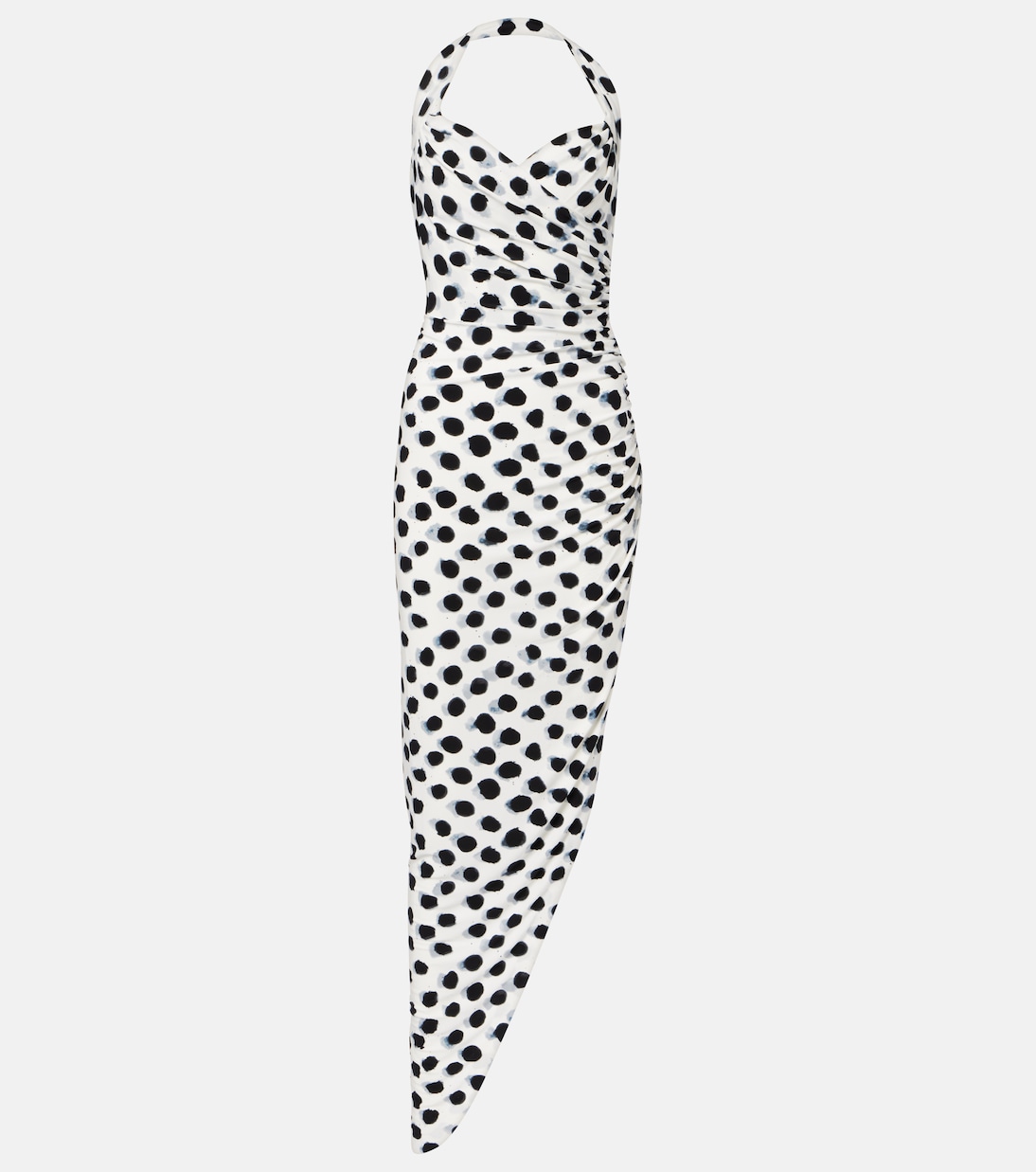 Cayla polka-dot midi dress | Norma Kamali