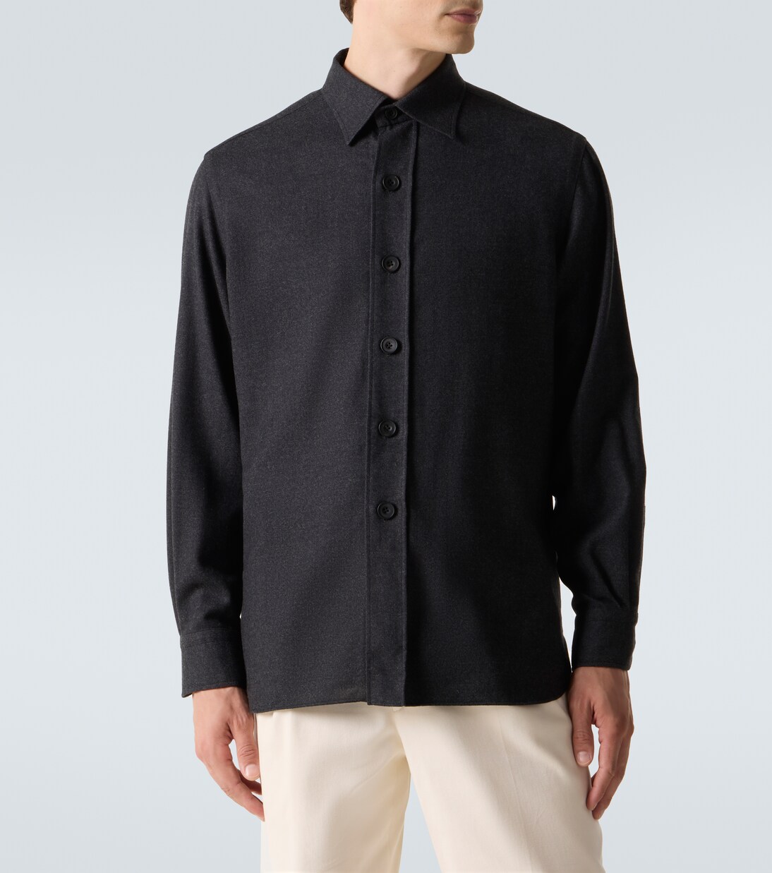 Virgin wool shirt | Rubinacci