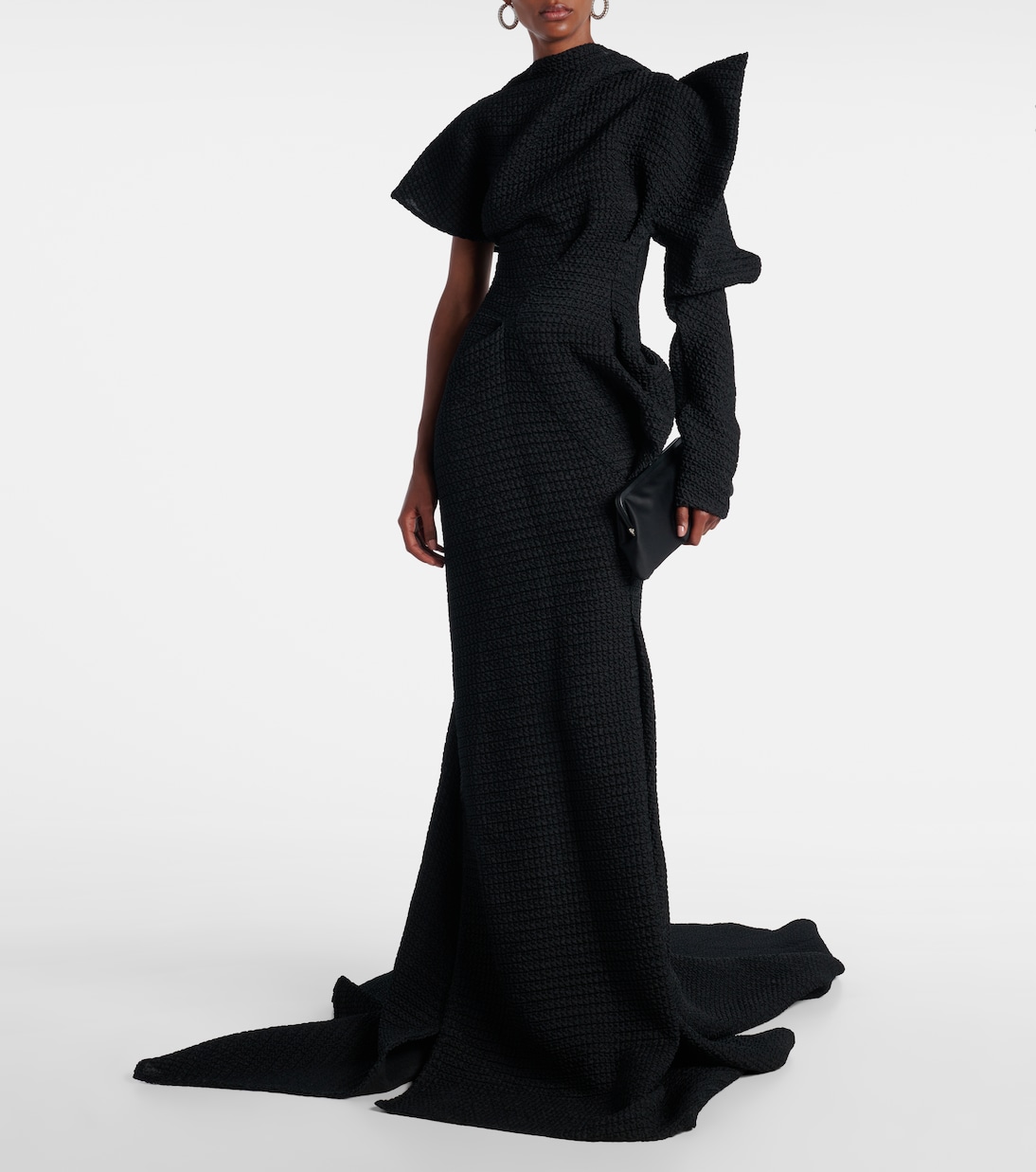 Lyra asymmetric draped gown | Maticevski