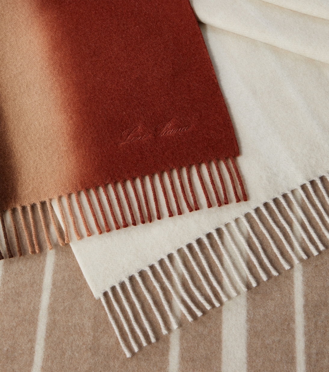 Checked cashmere throw | Loro Piana
