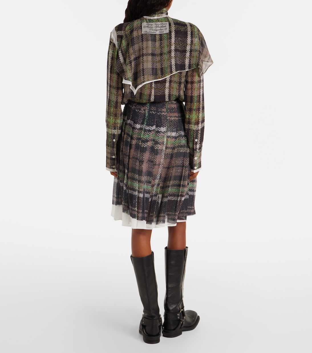 Gonna midi a quadri | Acne Studios