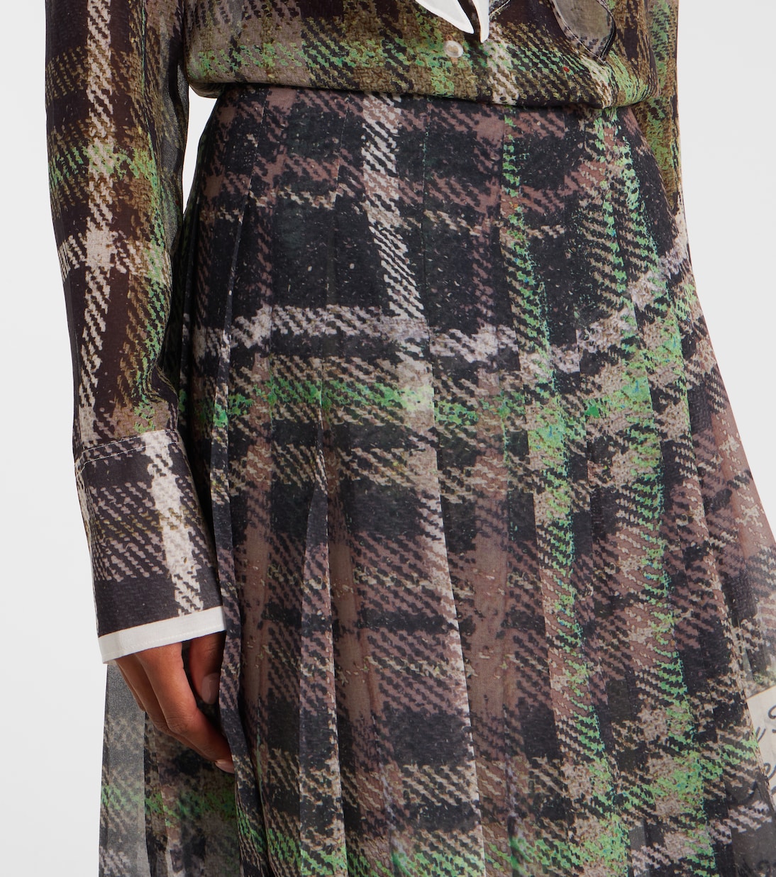Gonna midi a quadri | Acne Studios