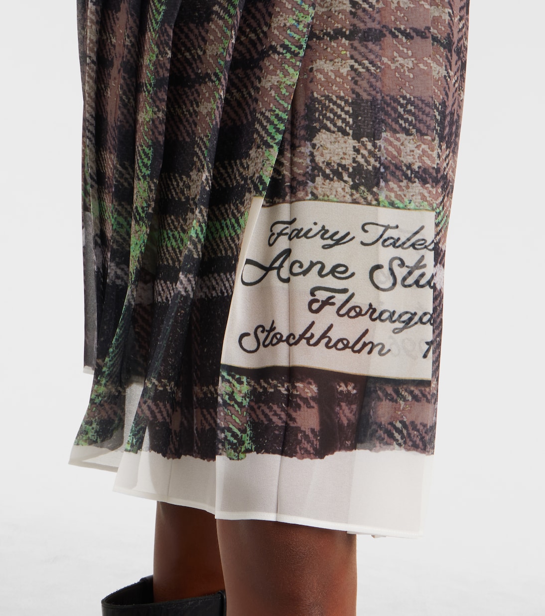 Gonna midi a quadri | Acne Studios