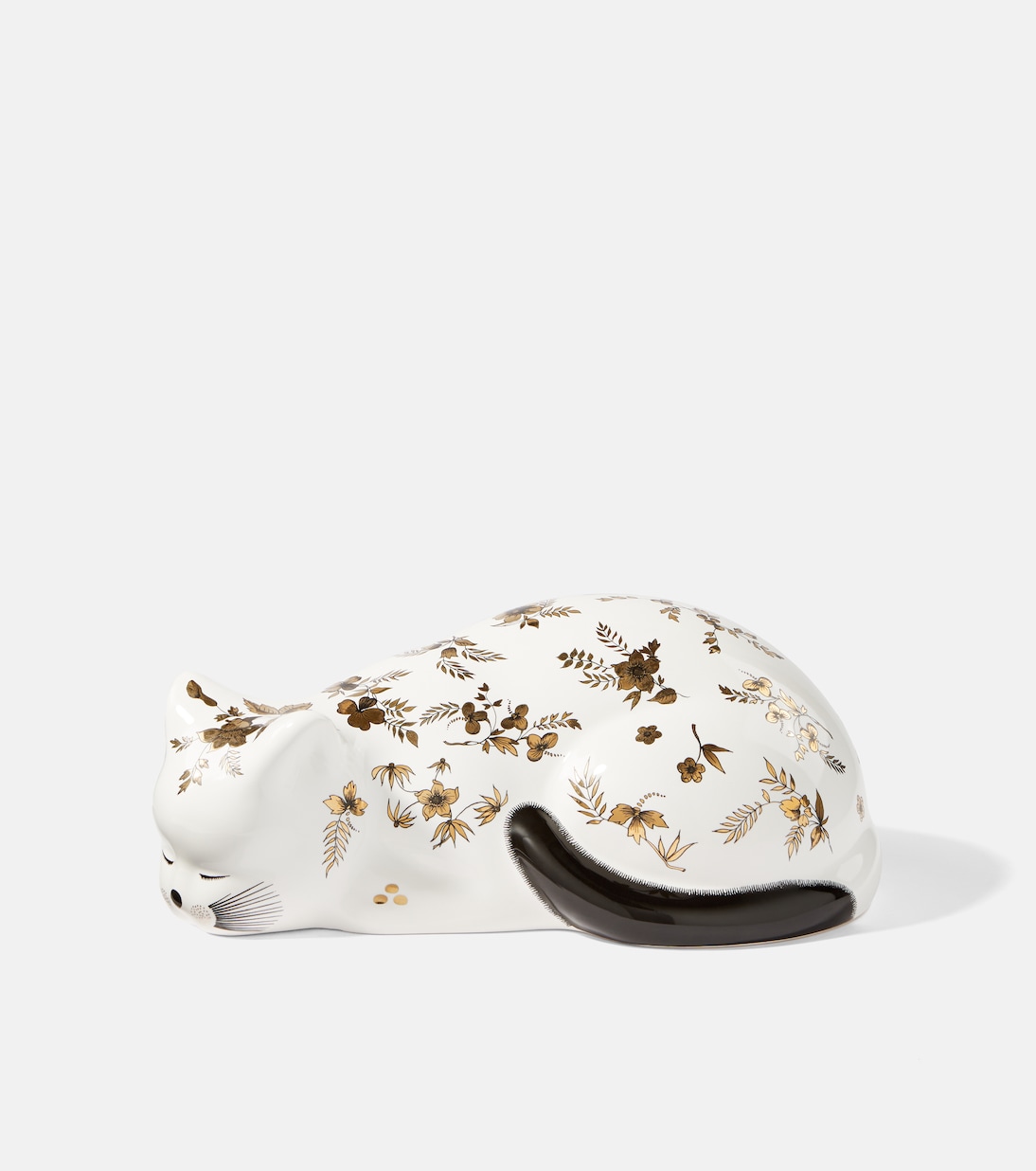Figura Cat floral de cerámica | Fornasetti