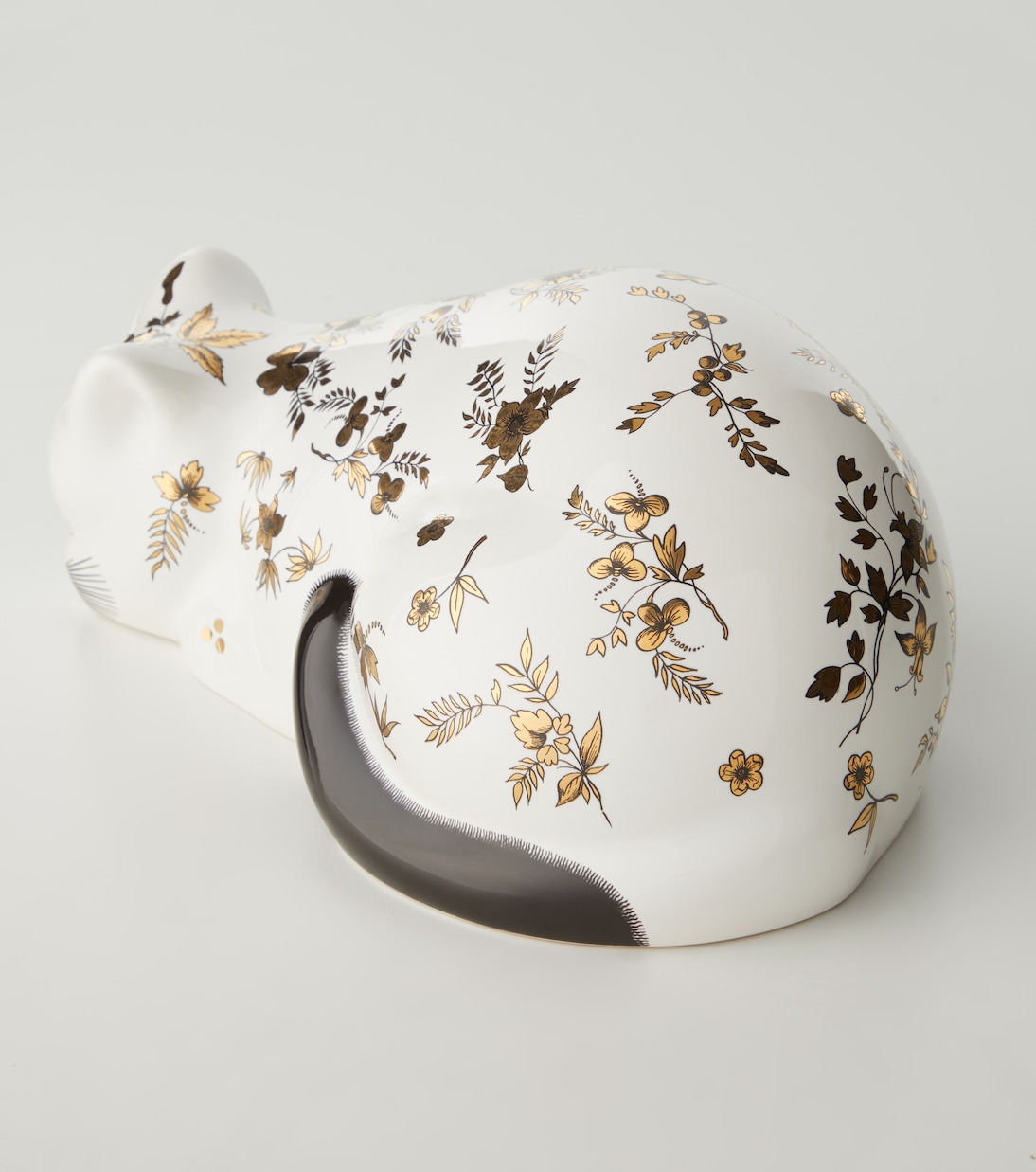 Figura Cat floral de cerámica | Fornasetti