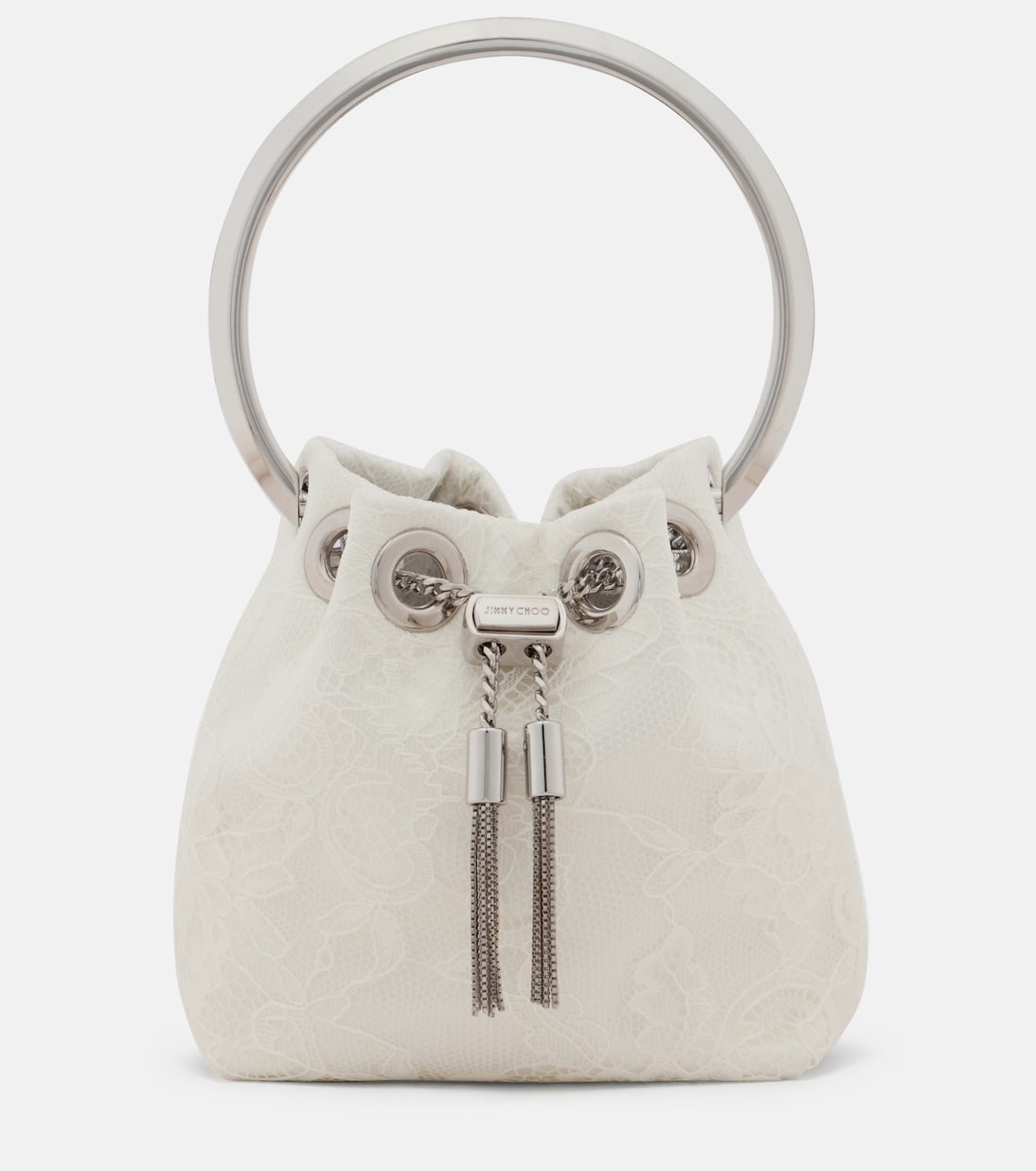 Bon Bon Micro lace bucket bag | Jimmy Choo