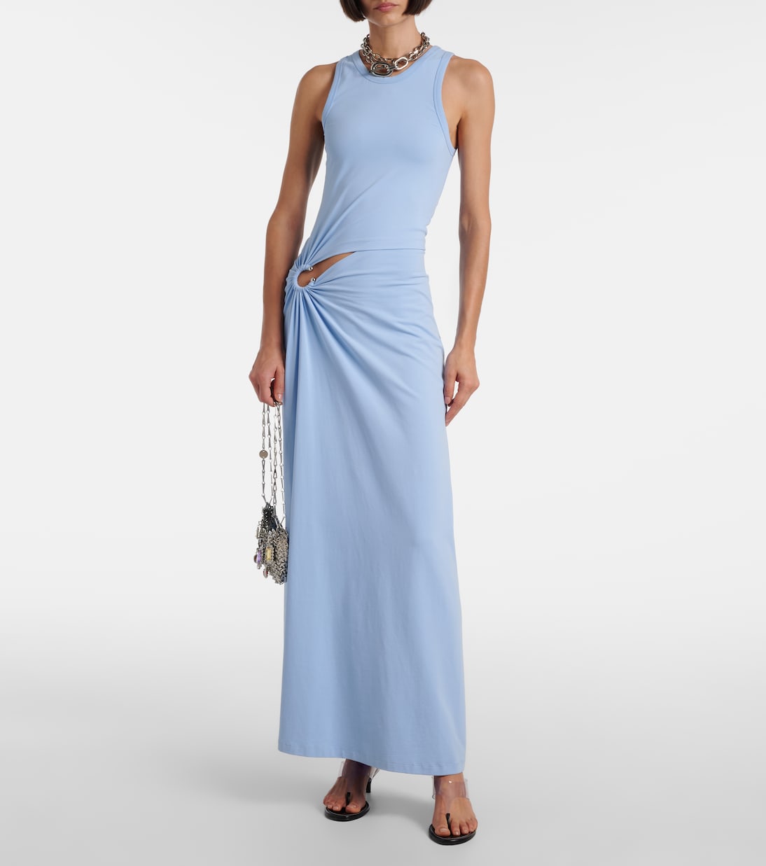 1969 Nano embellished shoulder bag | Rabanne