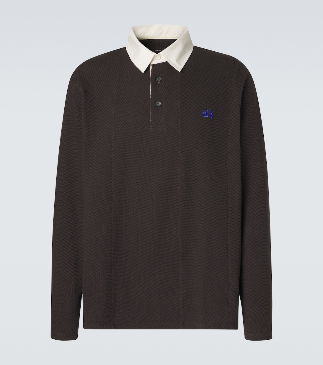 City cotton-blend polo shirt | Wales Bonner