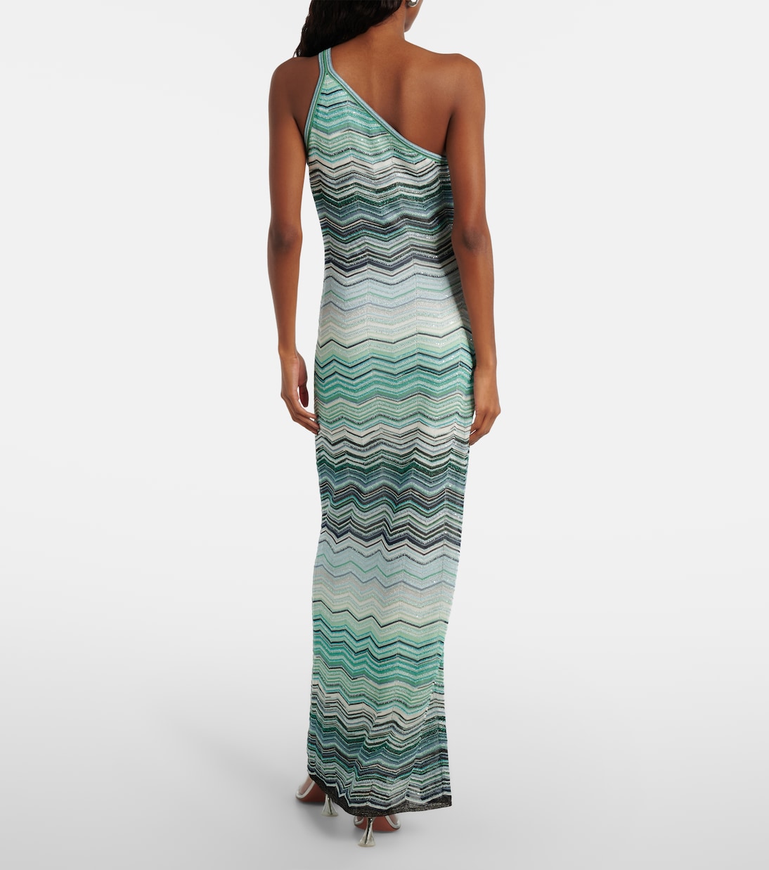 Maxikleid Zig Zag aus Lamé | Missoni