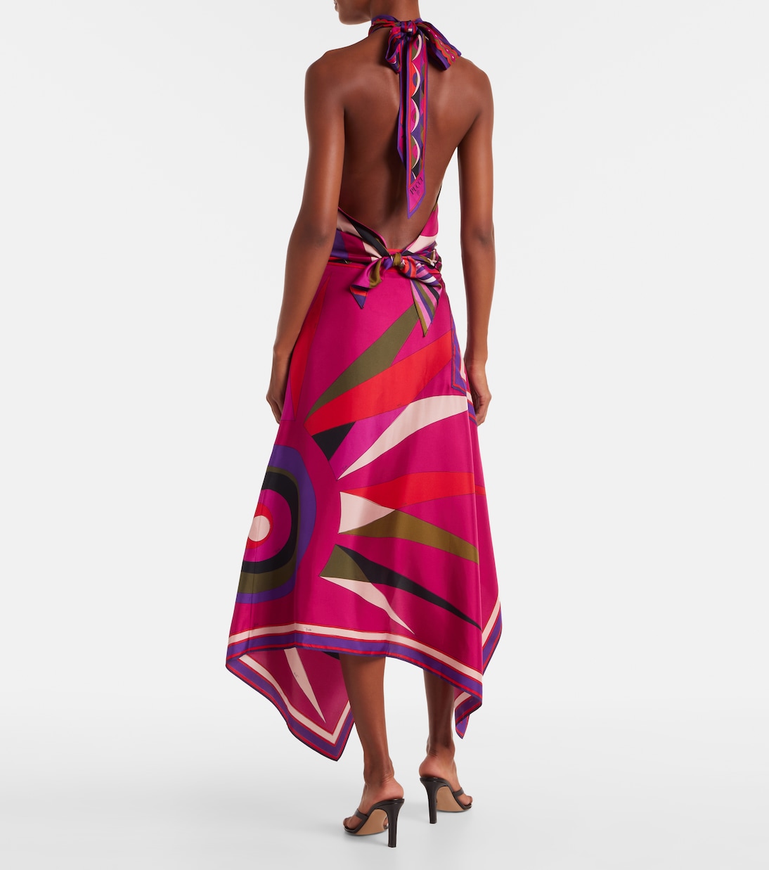 Iride silk satin top | Pucci