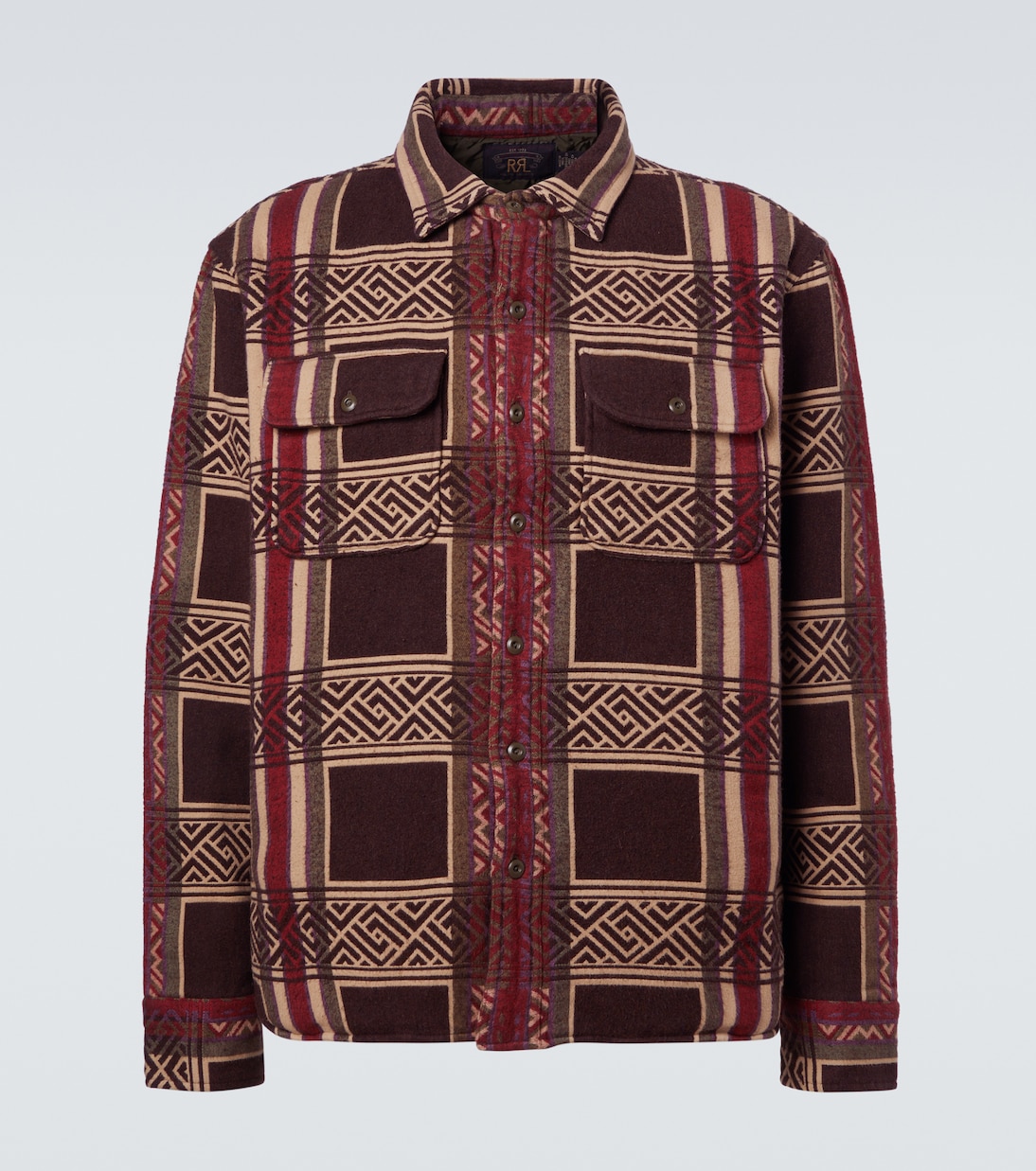 Cotton jacquard overshirt  | RRL