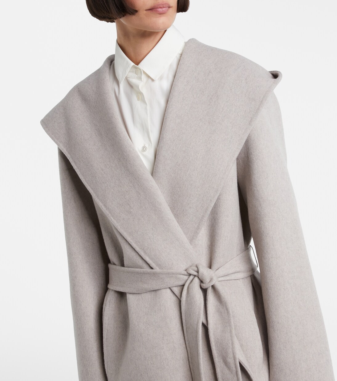 Cicero cashmere wrap coat | The Row