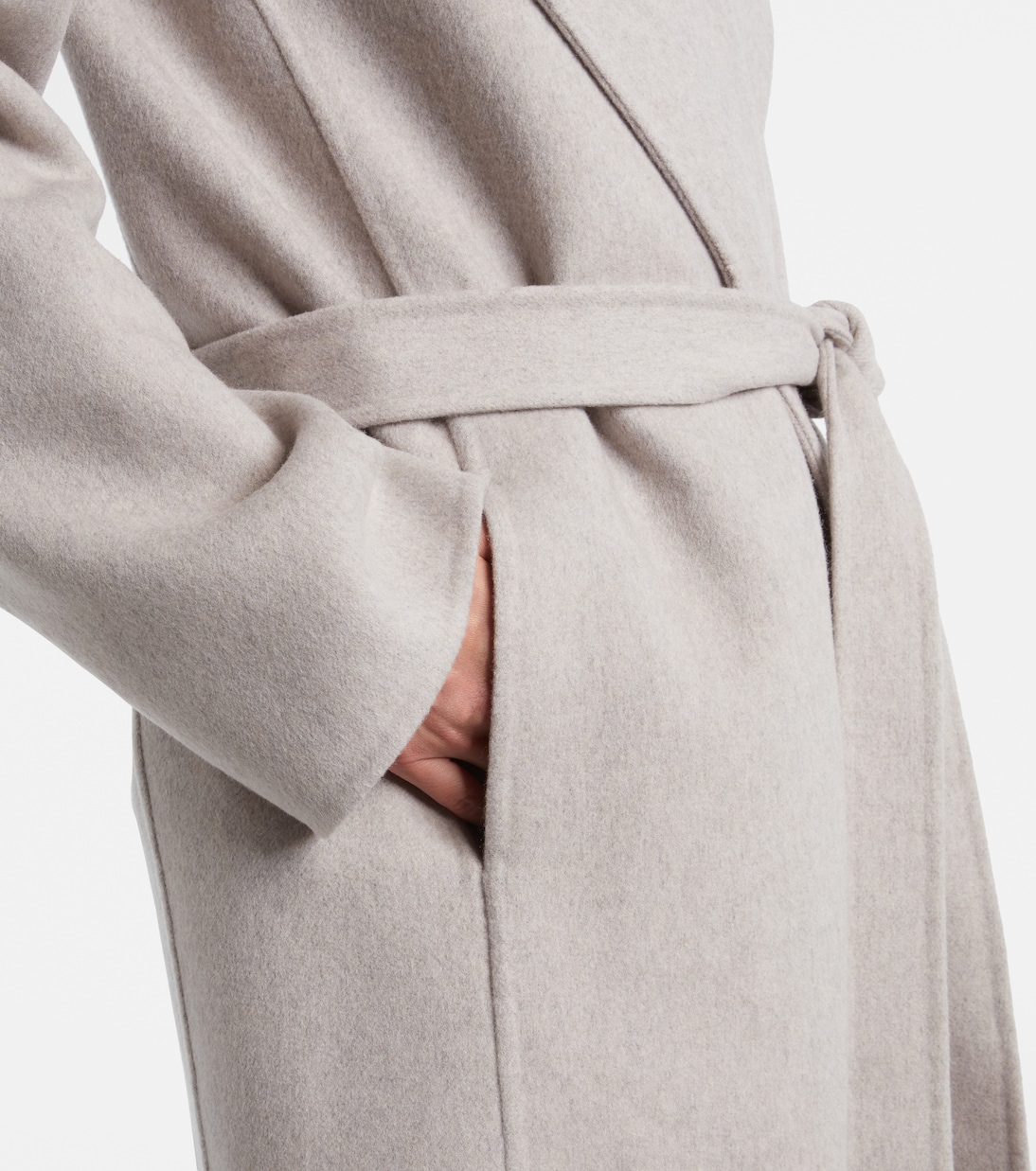 Cicero cashmere wrap coat | The Row