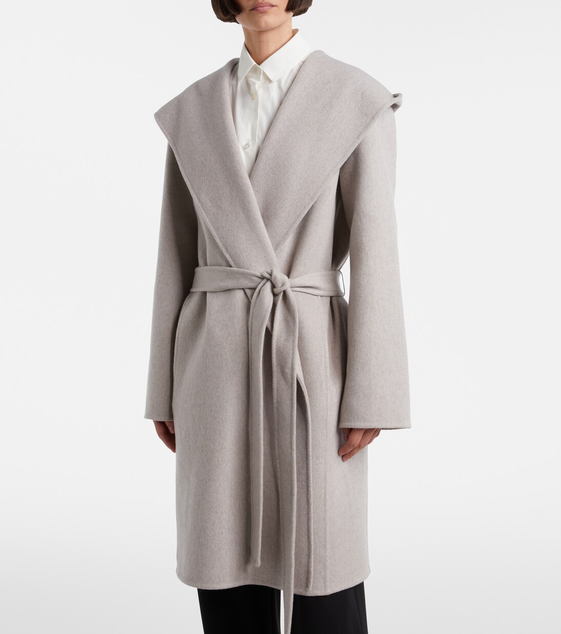 Cicero cashmere wrap coat | The Row