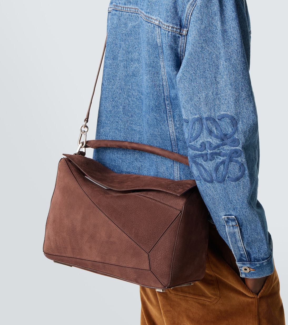 Puzzle Large leather shoulder bag | Loewe