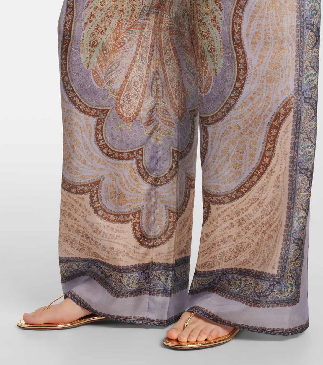 Weite Hose Wanderlust aus Seide | Zimmermann