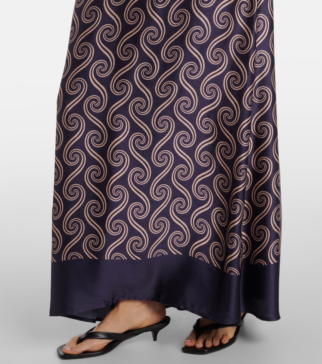 Bedrucktes Maxikleid Elidia aus Satin | Faithfull