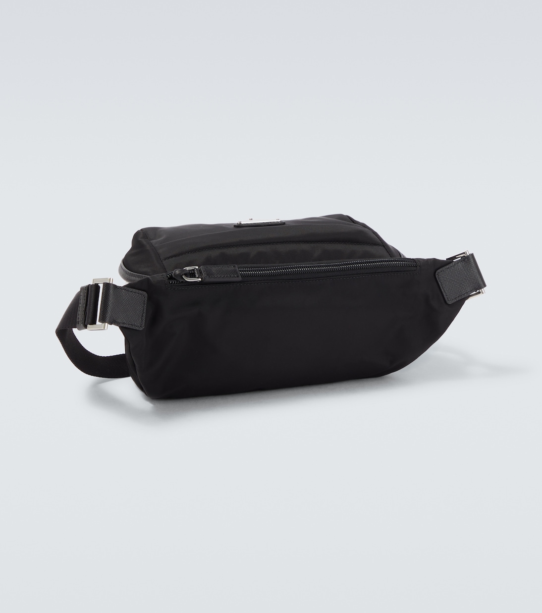 Re-Nylon leather-trimmed belt bag | Prada