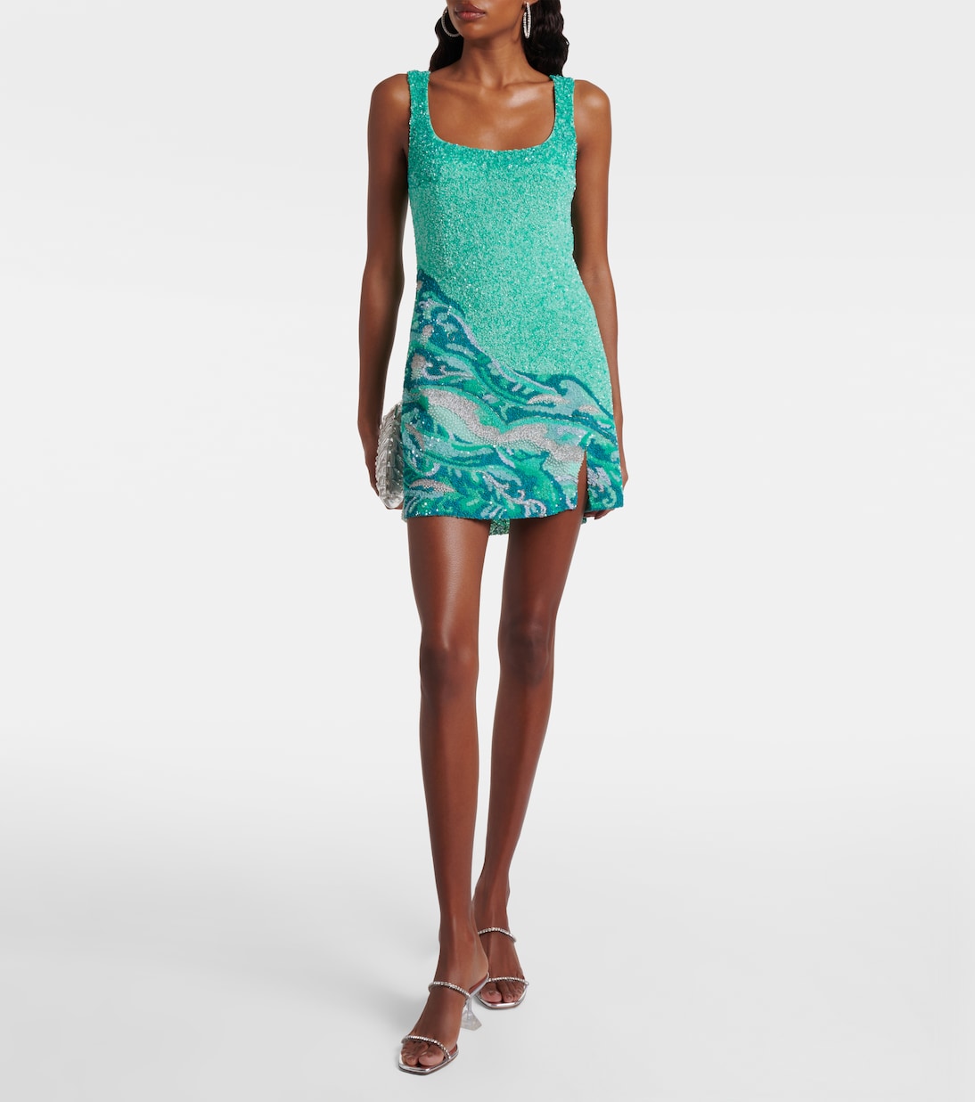 Sea embroidered minidress | Là Fuori