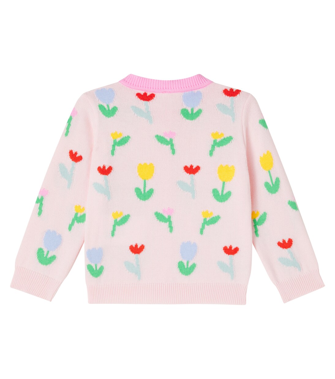Baby floral cotton cardigan | Stella McCartney Kids
