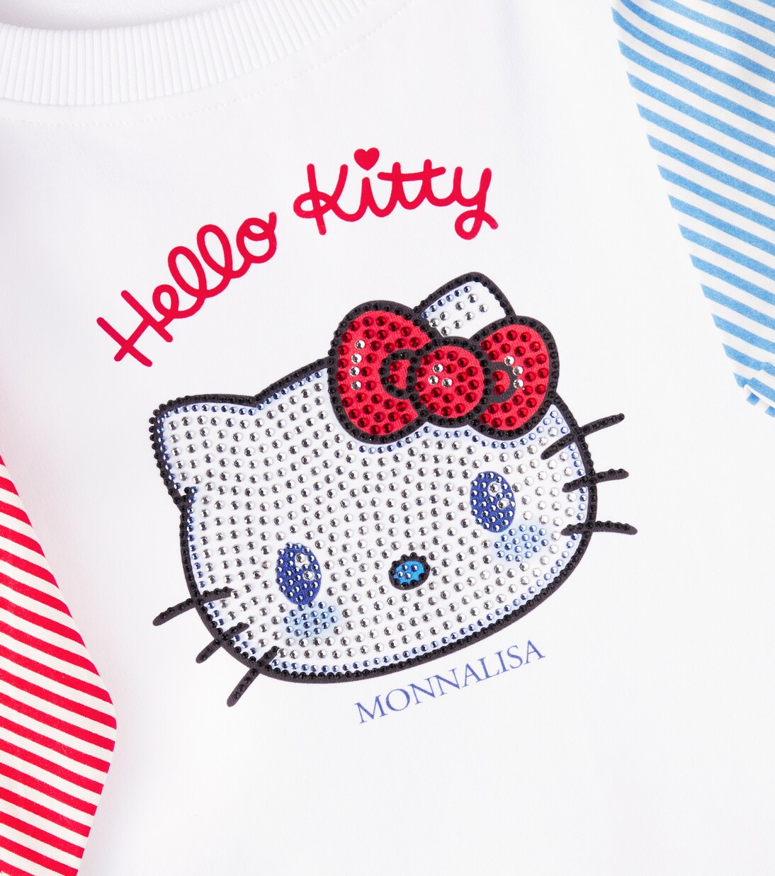 X Hello Kitty Sweatshirt aus einem Baumwollgemisch | Monnalisa