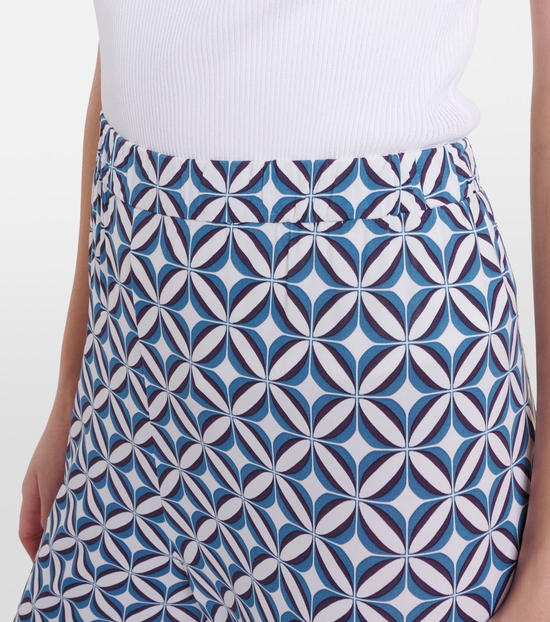 Abate printed wide-leg pants | Max Mara