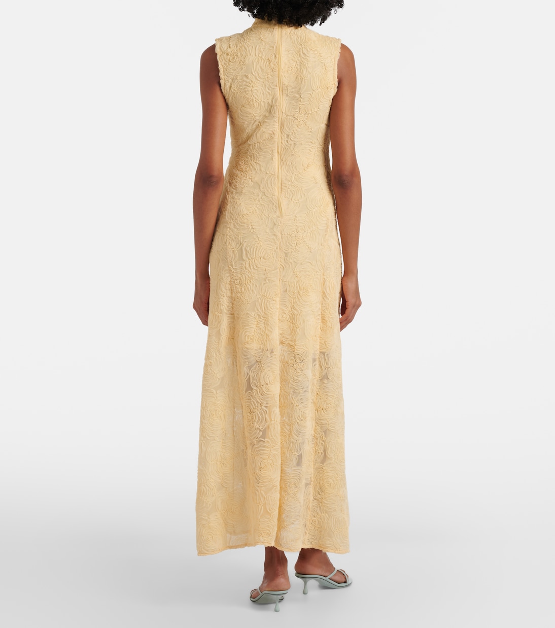 Maxikleid aus Mesh | Rotate