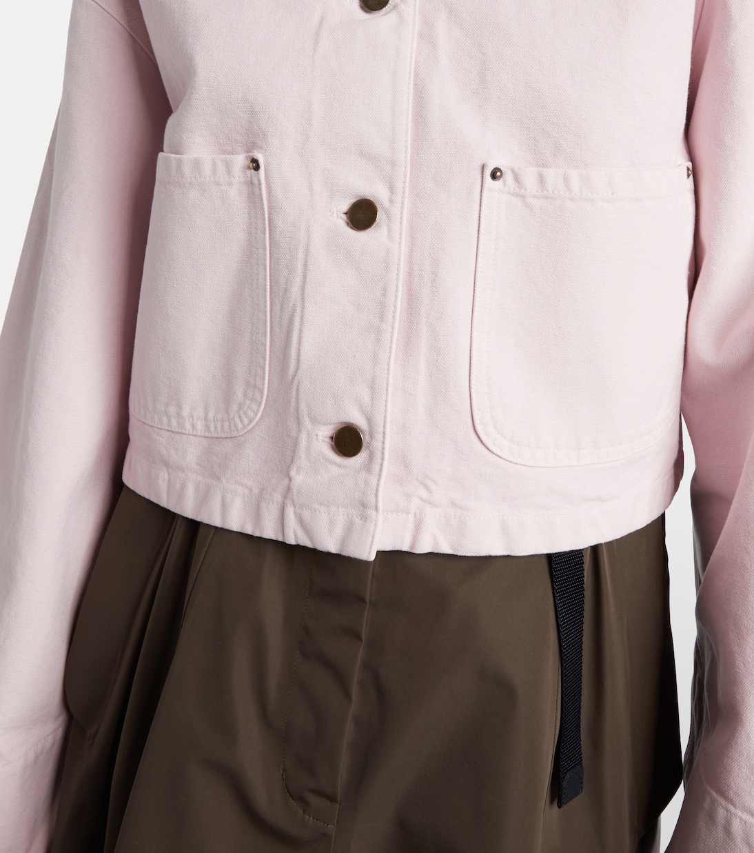 Giacca in canvas di cotone | Prada