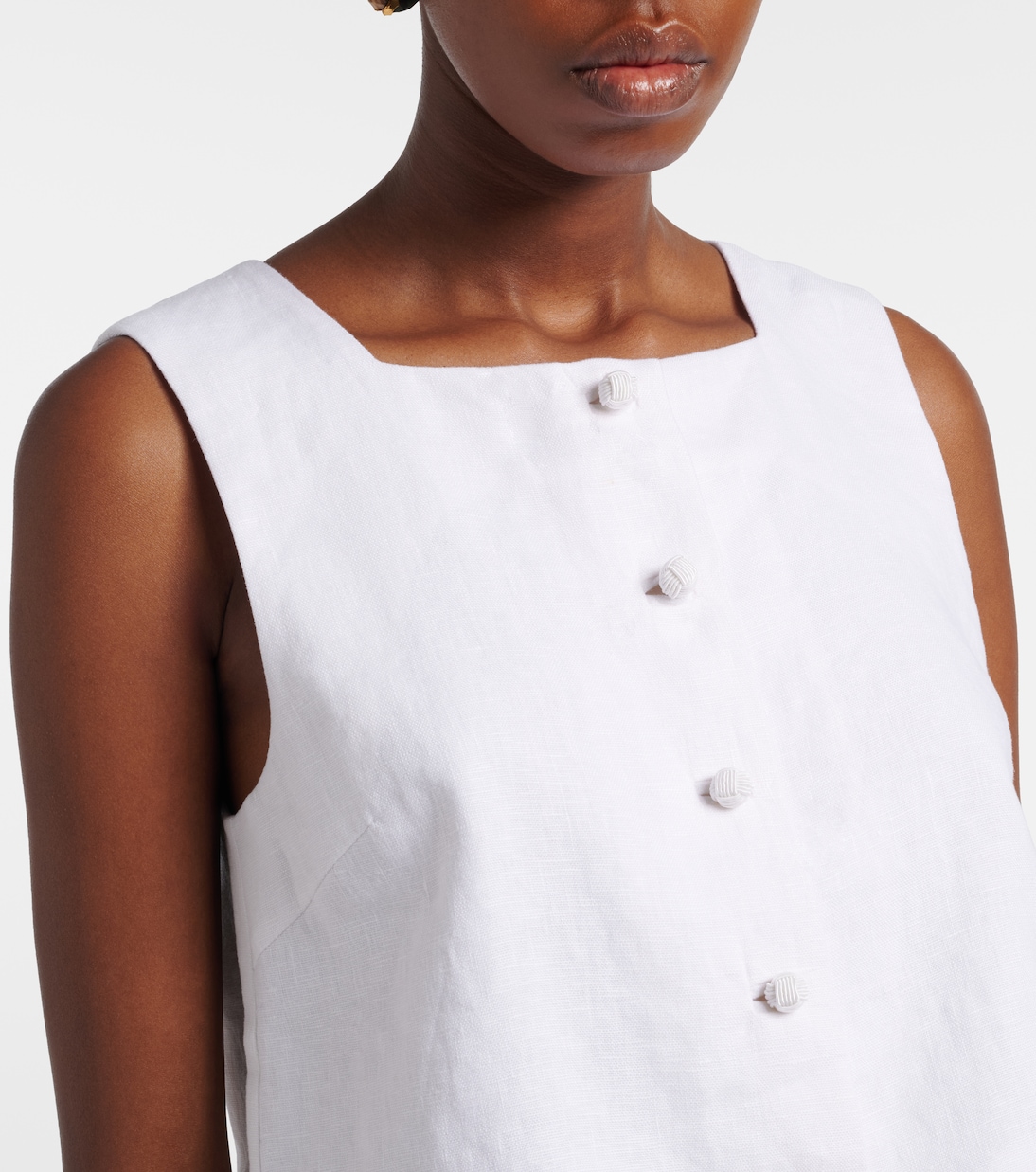 Cropped-Top Rio aus Leinen | Posse