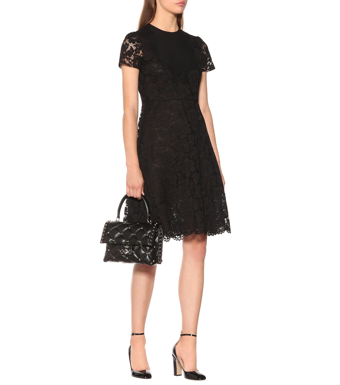 Valentino cotton-blend lace dress | Valentino