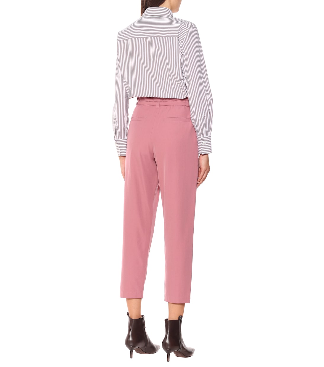 Pantaloni in lana e cotone | Brunello Cucinelli