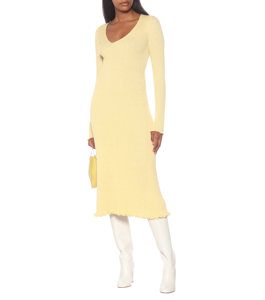 Wool-blend midi dress | Jil Sander