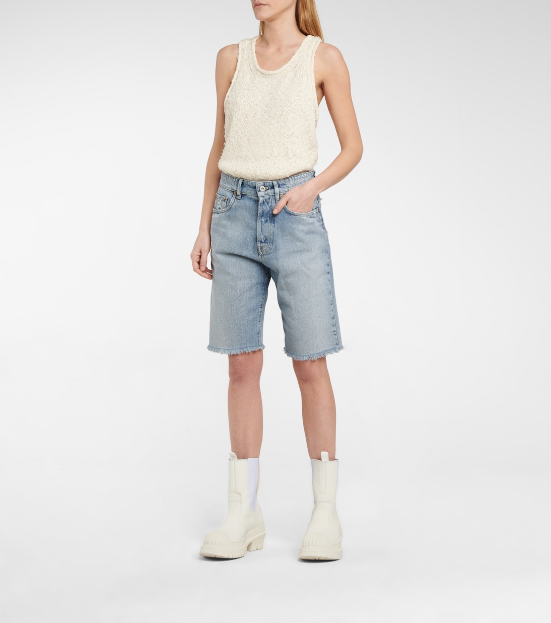 Tank top en mezcla de algodón | Acne Studios
