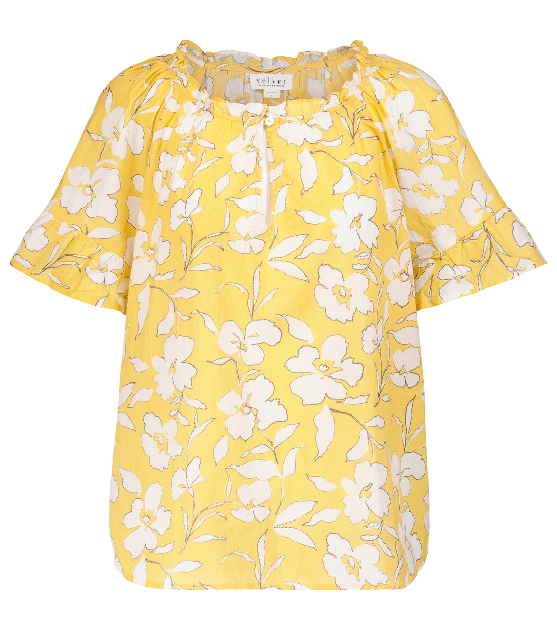 Blusa Idette a stampa in cotone | Velvet