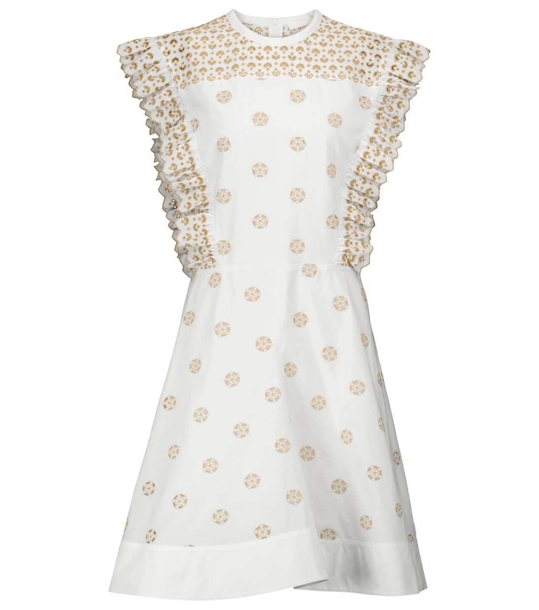 Besticktes Minikleid aus Baumwolle | Chloé