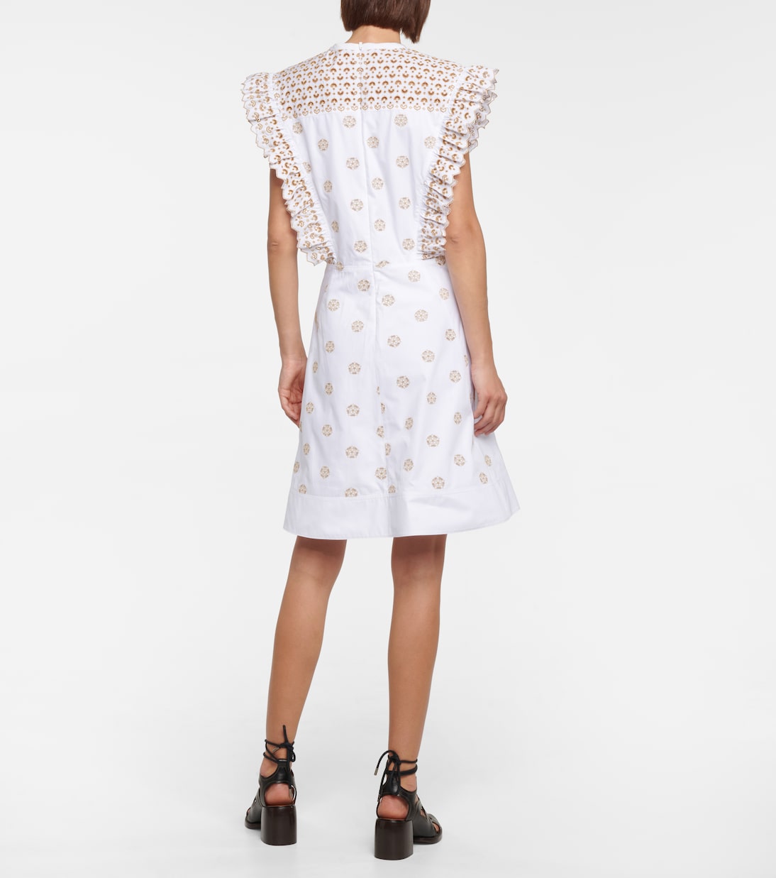 Besticktes Minikleid aus Baumwolle | Chloé