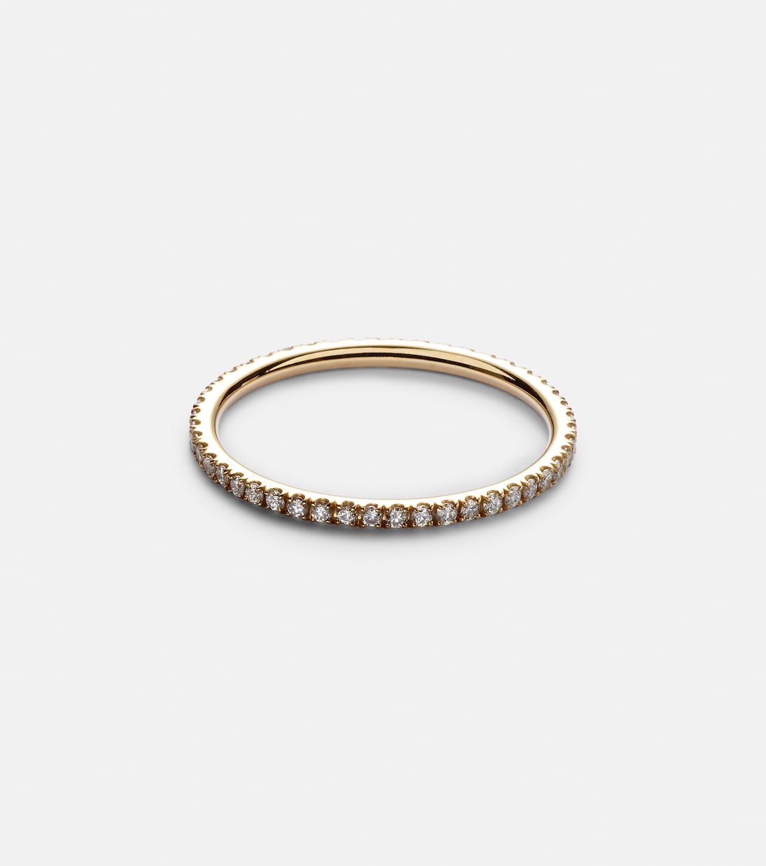 Bague Thread Band en or 18 ct et diamants | Ileana Makri