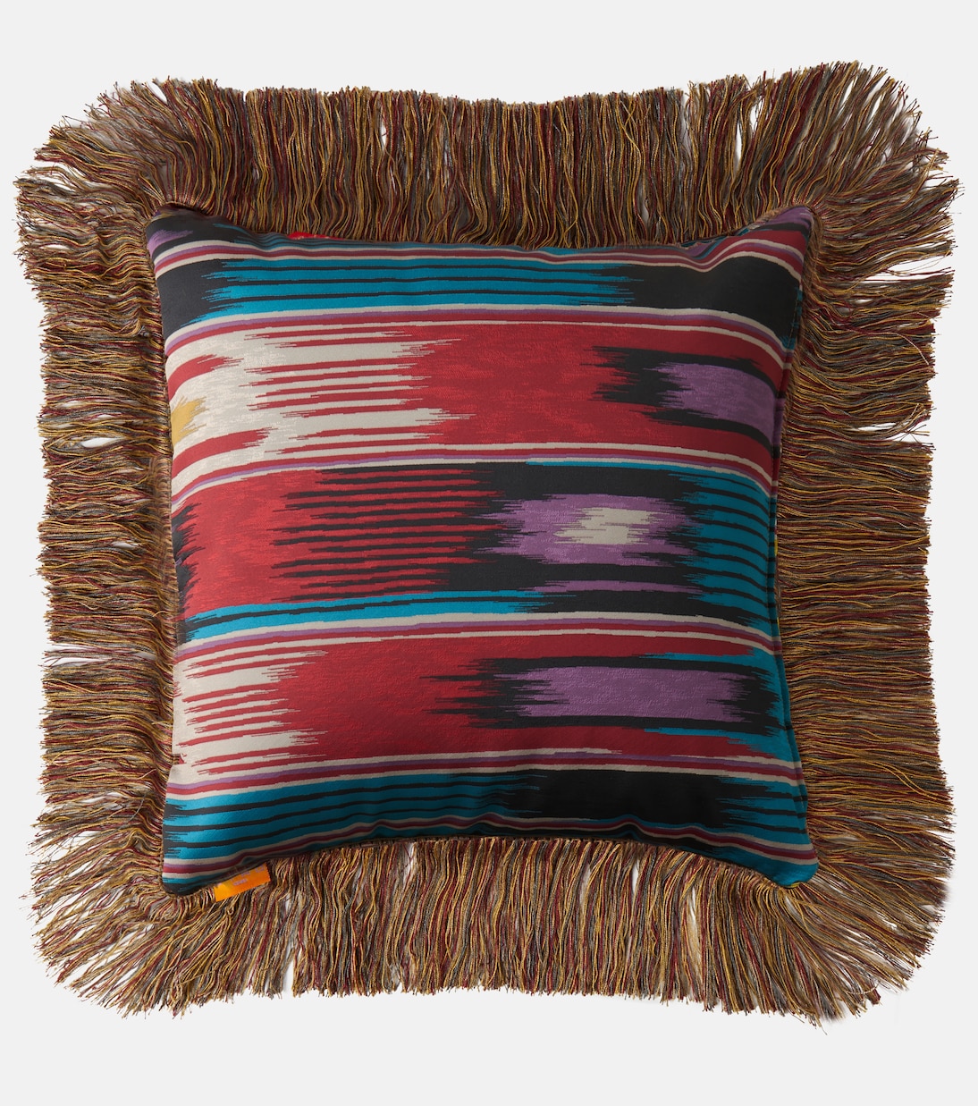 Cuscino in jacquard con frange | Etro