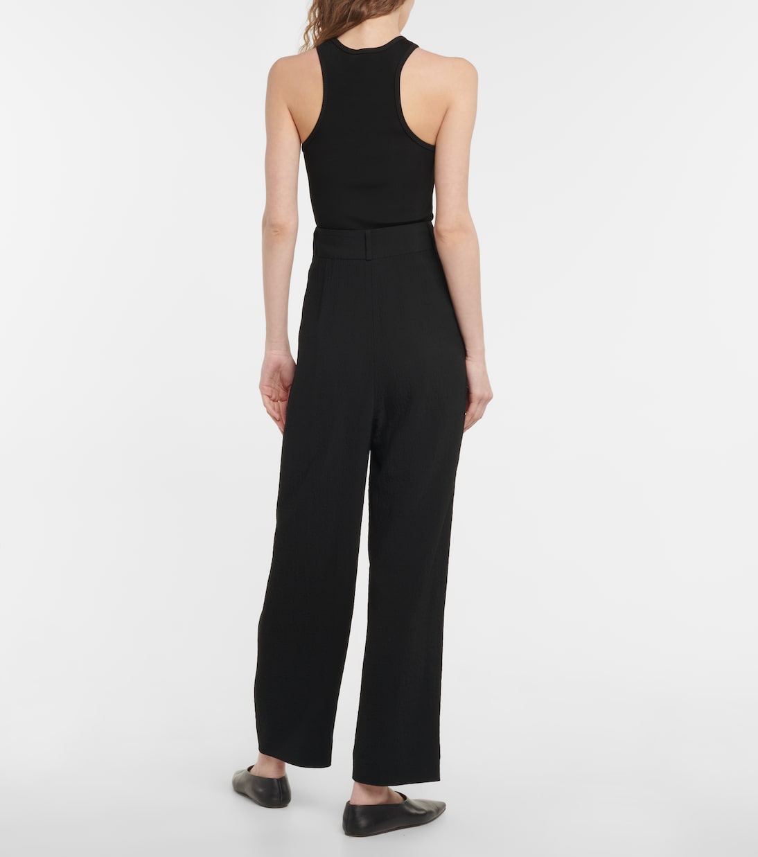 Pantalones de crepé con pinzas | Toteme