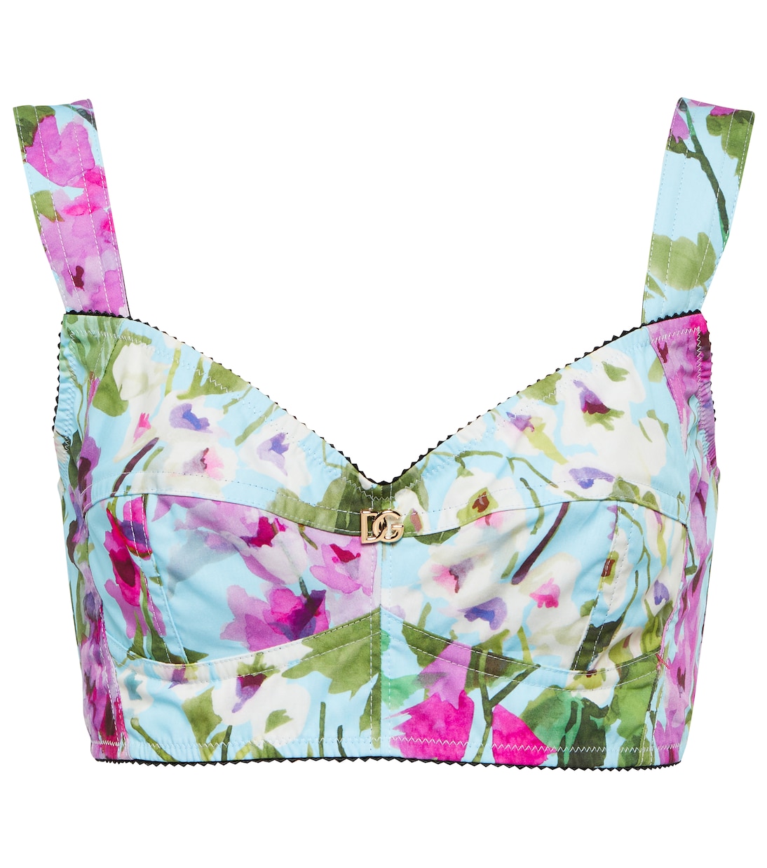 Top bustier à fleurs | Dolce&Gabbana