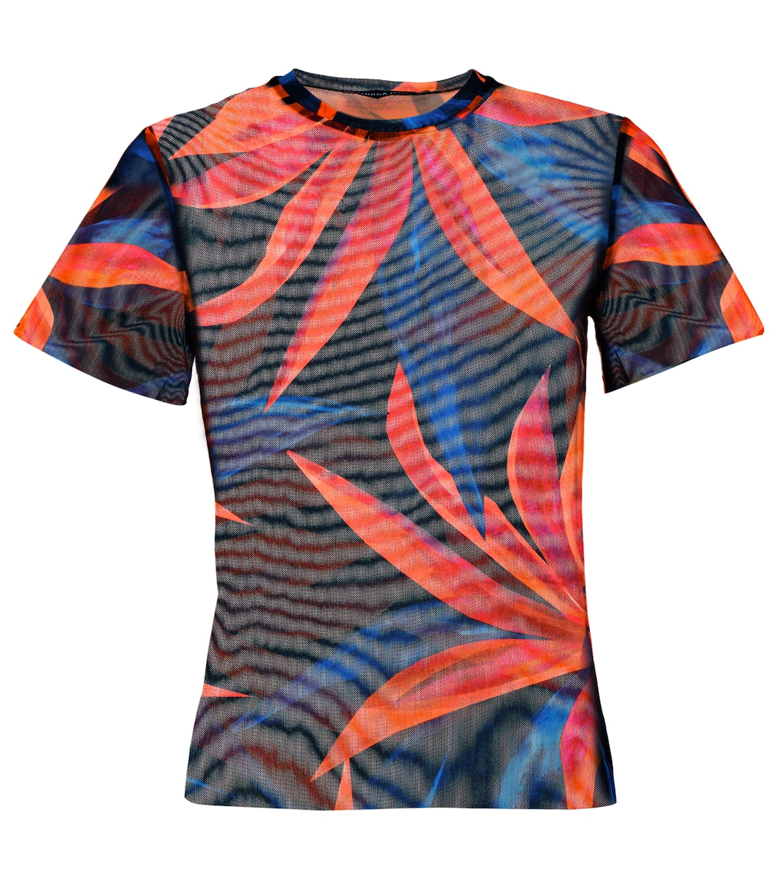 Printed mesh T-shirt | Louisa Ballou