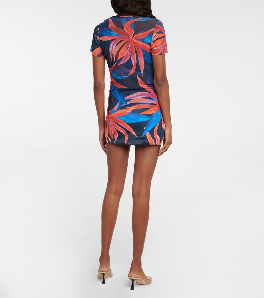 Printed mesh T-shirt | Louisa Ballou